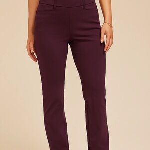 Three-Stretch Ponte Pants Set - Black & Camel